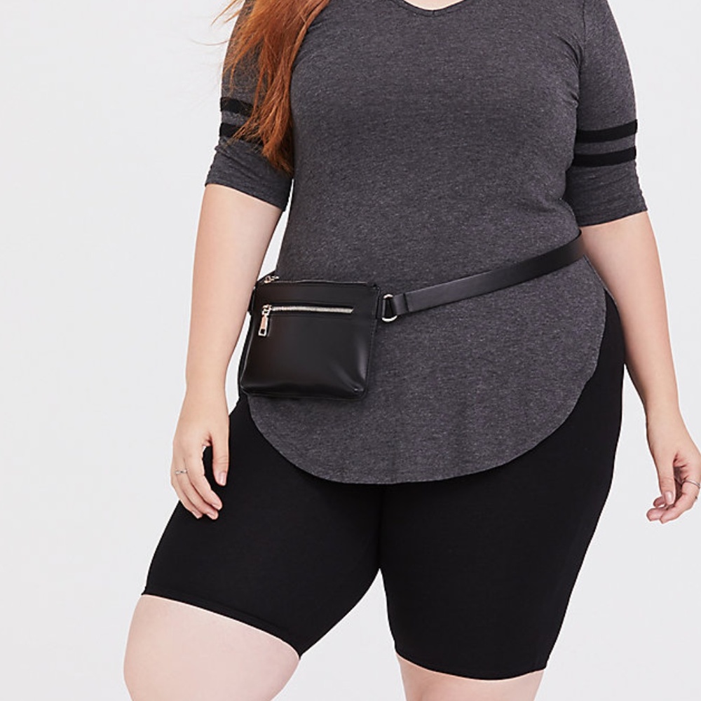 Torrid Black Bike Short - Stop Leg Chaffing